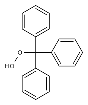 Trityl hydroperoxide Struktur
