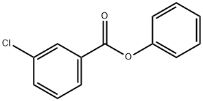 Benzoic acid, 3-chloro-, phenyl ester Structure