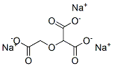 (Carboxymethoxy)propanedioic acid trisodium salt Structure