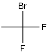 1-ブロモ-1,1-ジフルオロエタン 化学構造式