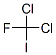 ヨードフルオロジクロロメタン 化学構造式