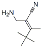 2-Pentenenitrile,  2-(aminomethyl)-3,4,4-trimethyl- Structure