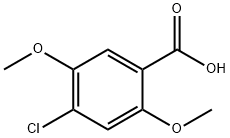 4-chloro-2,5-dimethoxybenzoic acid Structure