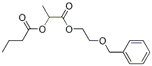 1-(2-phenylmethoxyethoxycarbonyl)ethyl butanoate Structure