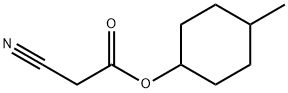 (4-methylcyclohexyl) 2-cyanoacetate Structure