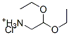 2,2-ジエトキシエタンアミン・塩酸塩 化学構造式