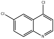 4,6-ジクロロキノリン 化学構造式