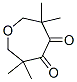 3,3,6,6-Tetramethyl-4,5-oxepanedione Structure