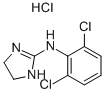 Clonidine hydrochloride Struktur