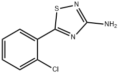 5-(2-CHLOROPHENYL)-1,2,4-THIADIAZOL-3-AMINE 结构式