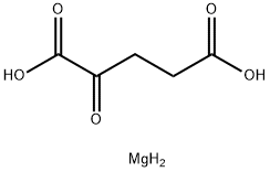 2-オキソペンタン二酸マグネシウム 化学構造式