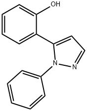 1-PHENYL-1H-5-(2'-HYDROXYPHENYL)PYRAZOLE Structure