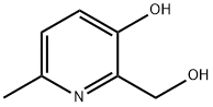 3-Hydroxy-6-methyl-2-pyridinemethanol Struktur
