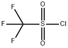 トリフルオロメタンスルホニル クロリド 化学構造式