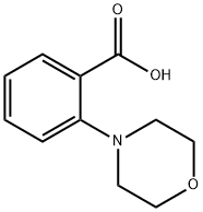 2-モルホリン-4-イル安息香酸 化学構造式