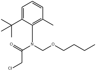 N-Butoxymethyl-N-(6-tert-butyl-2-methylphenyl)-2-chloroacetamide Structure