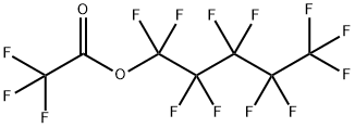 Trifluoroacetic acid undecafluoropentyl ester Structure