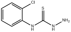 4-2-氯苯基-3-胺基硫脲 结构式