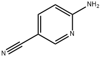 2-アミノ-5-シアノピリジン 化学構造式