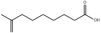 8-メチル-8-ノネン酸 化学構造式
