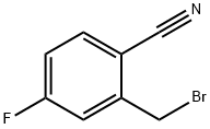 2-cyano-5-fluorobenzylbroMide Struktur