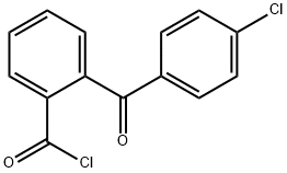 BENZOYL CHLORIDE,2-(4-CHLOROBENZOYL)-, 42156-76-3, 结构式