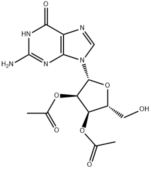 2',3'-di-O-acetylguanosine Structure