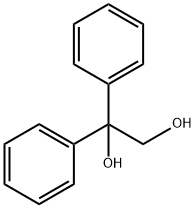 1,1-diphenylethane-1,2-diol Struktur