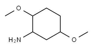 Cyclohexanamine,  2,5-dimethoxy- Structure