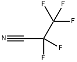 ペンタフルオロプロピオノニトリル 化学構造式