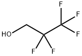 2,2,3,3,3-ペンタフルオロ-1-プロパノール 化学構造式