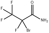 2-ブロモ-2,3,3,3-テトラフルオロプロピオンアミド 化学構造式