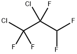 1,2-ジクロロ-1,1,2,3,3-ペンタフルオロプロパン(HCFC-225bb) 化学構造式