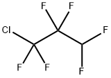 1-クロロ-1,1,2,2,3,3-ヘキサフルオロプロパン 化学構造式