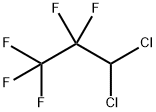 1,1,1,2,2-ペンタフルオロ-3,3-ジクロロプロパン 化学構造式