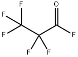 2,2,3,3,3-ペンタフルオロプロピオン酸フルオリド 化学構造式