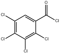 2,3,4,5-Tetrachlorobenzoyl chloride Struktur