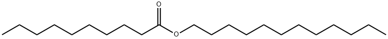 カプリン酸ドデシル 化学構造式