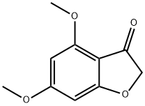 4,6-二甲氧基-1-苯并呋喃-3(2H)-酮 结构式