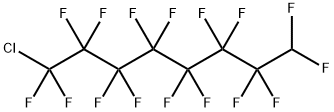 1-CHLORO-1,1,2,2,3,3,4,4,5,5,6,6,7,7,8,8-HEXADECAFLUOROOCTANE Struktur