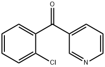 (2-クロロフェニル)(ピリジン-3-イル)メタノン 化学構造式