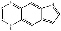 1H-Pyrrolo[2,3-g]quinoxaline  (9CI) Structure