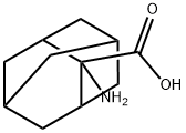 2-アミノアダマンタン-2-カルボン酸 化学構造式