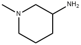 1-メチルピペリジン-3-アミン 化学構造式