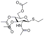 Ethyl 3,4,6-Tri-O-acetyl-2-acetamido-2-deoxy-β-D-thioglucopyranoside Structure