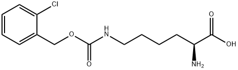 N6-(2-クロロベンジルオキシカルボニル)-L-リシン 化学構造式