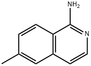 1-氨基-6-甲基异喹啉 结构式