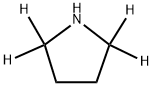 PYRROLIDINE-2,2,5,5-D4 Structure