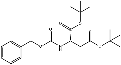 CBZ-L-天冬氨酸(B-叔丁酯)叔丁酯, 42417-76-5, 结构式