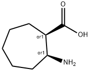 CIS-2-AMINO-CYCLOHEPTANECARBOXYLIC ACID, 42418-83-7, 结构式